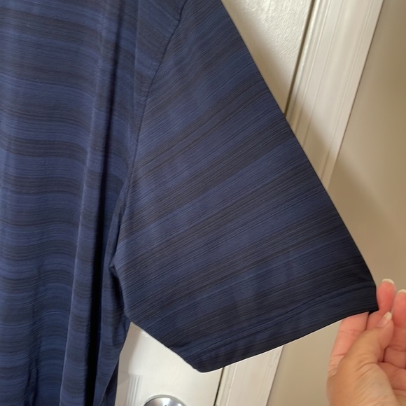 Donated.. George Navy with Black Striping Polo Big Man’s 3X Top Golf Shirt Prepp - Picture 11 of 15